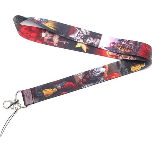 ZF588 1 Pcs Movie Ghost Creative Lanyard Badge ID Lanyards Mobile Phone Rope Key Lanyard Neck Straps Accessories Necklace