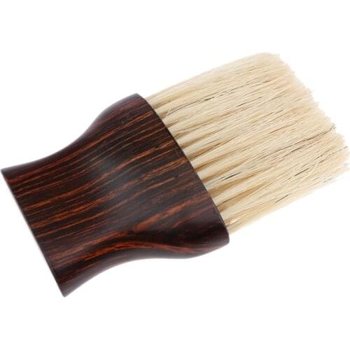 Flat Brush Soft Hair Cutting Neck Duster Brush for Hair Stylists and Barbers