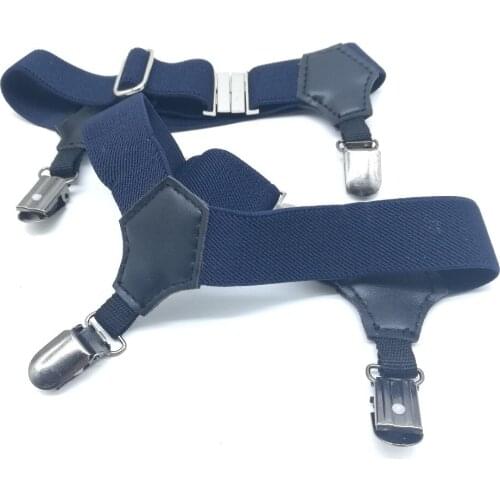 Women Man Fashion Elastic Garters Elastic Belts Metal Clip Hook stud rivet Femal male Stocking Garters Free Shipping