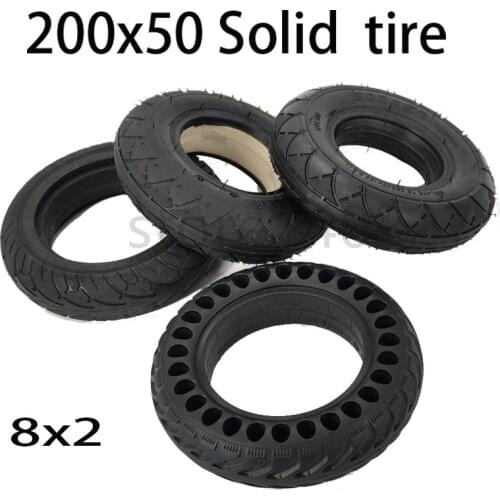 8x2T Solid Tire 200x50 Tubeless Honeycomb tyre for 8 Inch Electric Scooter RUIMA Speedway Mini 4 Pro Rear Wheel Tyre