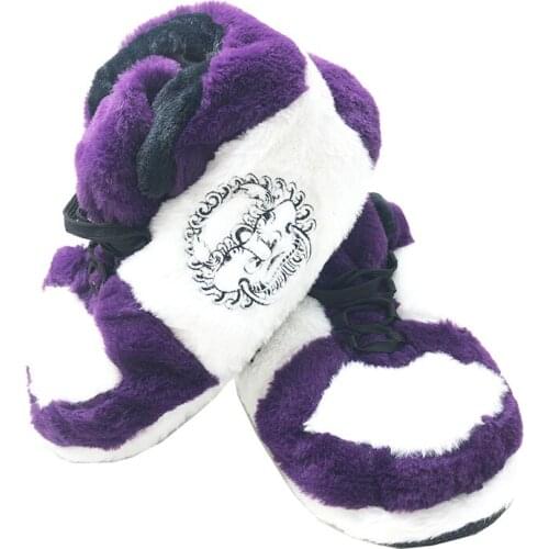 Cotton Shoes Ladies Winter Home Warm Non-Slip Slippers EU One Size Unisex (36-43) Indoor Fluffy Comfortable Couple Sneakers