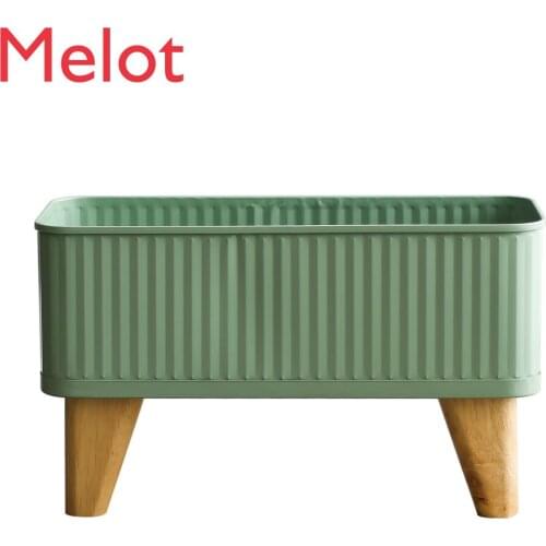 Creative Iron Flower Pot with Legs Nordic Balcony Living Room Gardening Decorative Flowers Rack Floor Storage Rack home decor