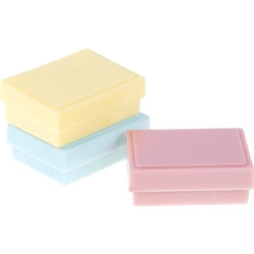 1PC Mini Bento Lunch Boxs Doll Food Container Storage For Doll Accessories Dollhouse Kids Toy Gifts Kitchen Decor Toy