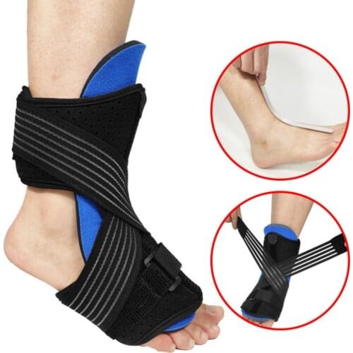 1pc Plantar Fasciitis Night Splint Foot Drop Orthosis Ankle Sprain Brace Stabilizer Elastic Dorsal Splint Foot Health Care Tools