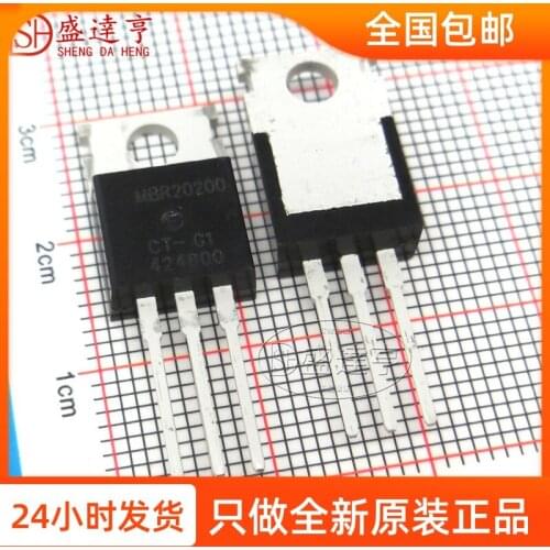 10Pcs/Lot MBR20200CT-G1 20A 200V MBR20200 TO-220Schottky