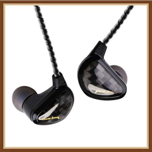 100% Original Geek Wold GK3 3 Dynamic Drivers HiFi Earphones audifonos stereo In-ear earphone for phone Sports Headset auricular