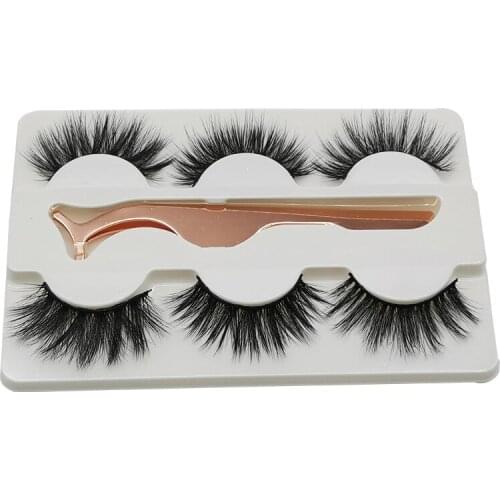 25mm Eyelashes Strips 3d Eyelash Real 100% Mink Eyelashes Wholesale 6d Mink Strip Eyelash with Tray Box Long Lashes