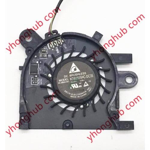 Delta Electronics KDB0505HC DC35 DC 5V 0.36A 4-wire Server Cooling Fan