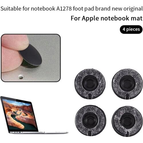 4x Laptop Bottom Rubber Foot Pad Notebook PC Replacement Feet Base for MacBook Pro 2008-2011 A1278 A1286 A1297
