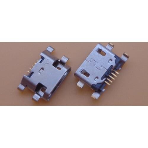 5pcs Micro USB Mini Jack Socket Connector Charging Port Power Charger For Wiko View XL View 3 Lite Tommy 2 3Plus + Harry 2