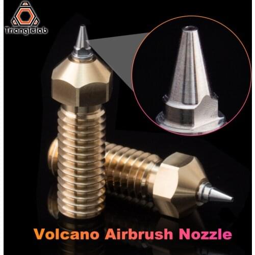 Trianglelab Volcano Airbrush Nozzle For 3D Printers Hotend For E3D Volcano Hotend M6 Extruder Nozzle