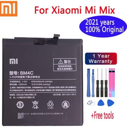2020 years 100% Original Battery BM4C Battery bm4c for Xiaomi Mi Mix Batteries BM 4C Battery For Xiaomi Mi Mix High Quality