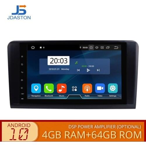 JDASTON 9 Inch Android 10 Car Multimedia Player For Mercedes Benz AMG R Class W251 R300 R350 R63 2 Din Car Radio GPS RDS Stereo