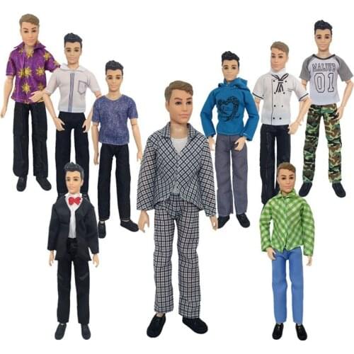 Barbies boy Fashion Gentleman Dress Suit Dollhouse Clothes Accessories Fits 32Cm Boy Barbies Dolls Gift(excluding shoes)