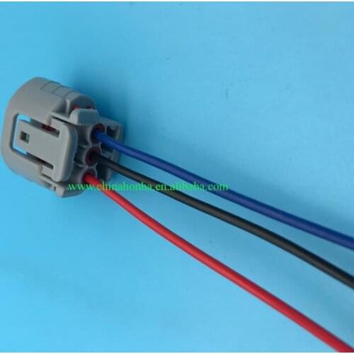 Free shipping 2pcs 3pin for Car Generator regulator plug connector with wire 6189-0443
