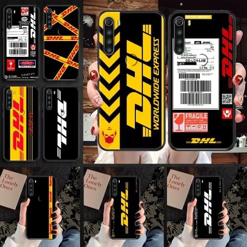 DHL Express Phone case For Xiaomi Redmi Note 7 7A 8 8T 9 9A 9S 10 K30 Pro Ultra black fashion hoesjes 3D cover soft cell cover