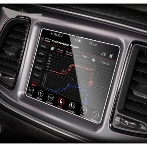 For Dodge Challenger 2015-2020Car GPS navigation film LCD screen Tempered glass protective film Anti-scratch Film Interior Refit