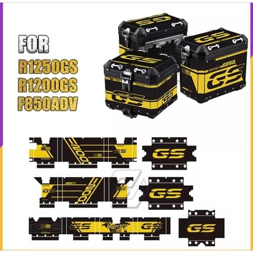 For R1250GS R1200GS 40 Years ADV 3 X Adventure Protector Cover Sticker Decal Set Fits for BMW Aluminum Panniers BOX