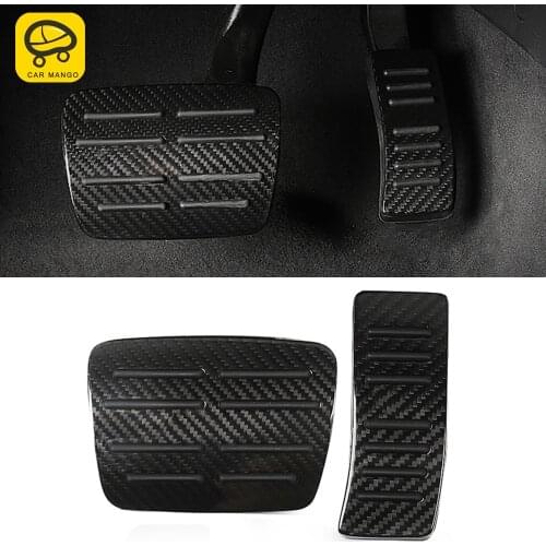 CarManGo Non-Slip Non-drilling Car Petrol Pedal Gas Fuel Brake Pedal Accelerator Cover Pad Case for Audi A4 A5 A6 A7 A8 Q5 Q7