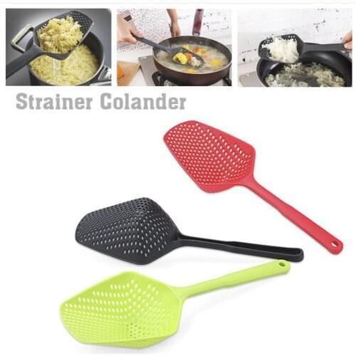 Plastic Kitchen Colander Ice Shovel Fence Colander Heat Resistant Pasta Strainer Cooking Kitchen Tool Hot Sale Dropshipping