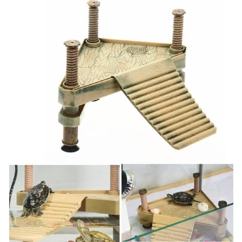 Aquarium Turtle Island Basking Platform Aquarium Turtle Tank Floating Island For Climbing Basking Reptile Supplies
