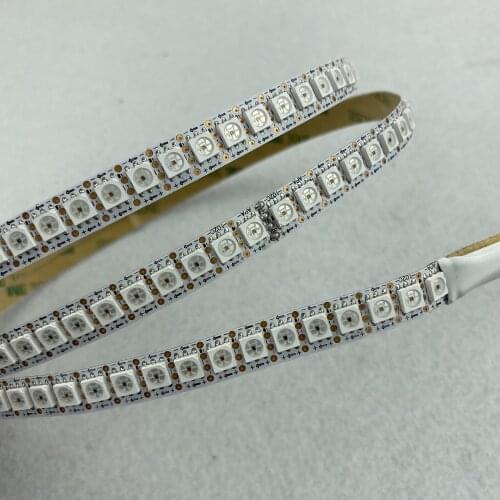 1 meter 144pcs APA-102C addressable led pixel strip,144pixels/m;non-waterproof;WHITE PCB