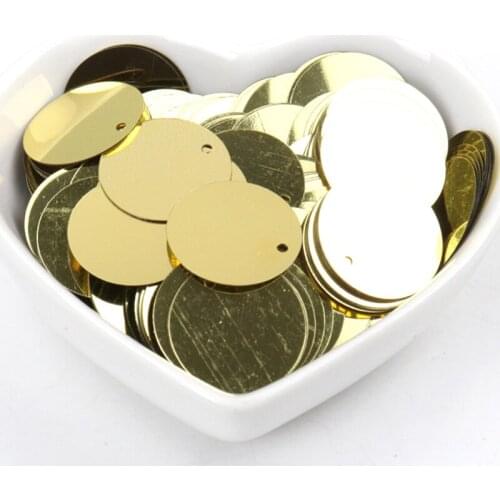 Sequins PVC Decorations Garment Sewing Craft Children DIY Accessory Stereoscopic Round Shape 10g Multicolor 19mm