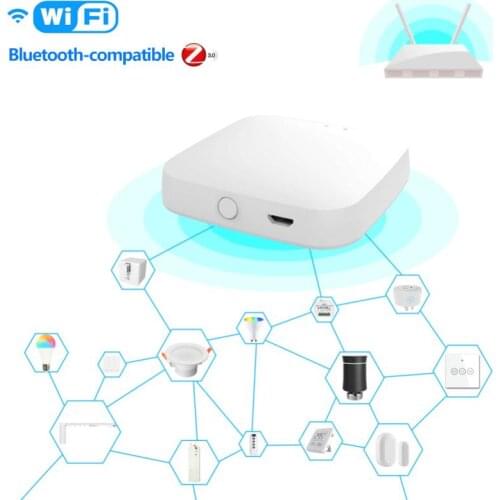 Tuya Wifi Zigbee BT Hub Smart Gateway Remote Voice Control Home Smart Home Bridge Control Centor Work With Alexa Google Home