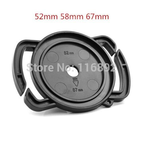 10pcs 40.5mm 49mm 62mm / 43mm 52mm 55mm / 52mm 58mm 67mm /72mm 77mm 82mm Universal Lens Cap Camera Buckle Lens Cap Holder Keeper
