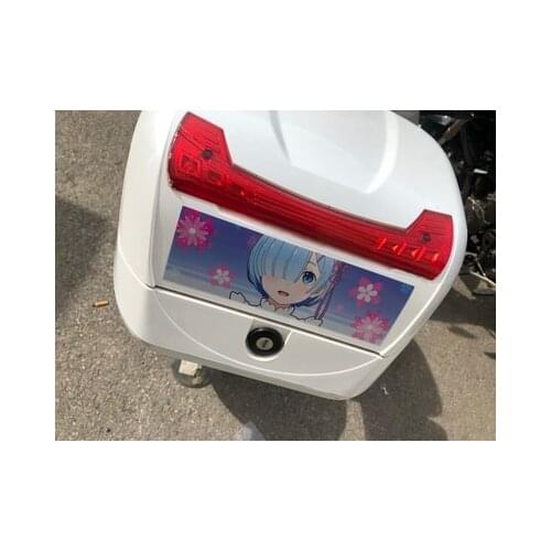 Lovely Anime Cartoon Girl Car Styling Sticker Auto Oil Tank Window Body Vinyl Computer Case Decals 20x6.4cm