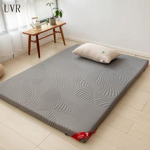 UVR High Quality Memory Foam Filled Mattress Knitted Cotton Bed Mat Bedroom Tatami Mattress Home Non-slip Floor Mat Baby Mat