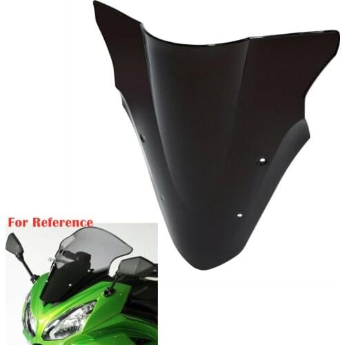 Motorcycle Dual Bubble Windshield Windscreen Protect For Kawasaki Ninja 650 EX650 12-16 13 14 15