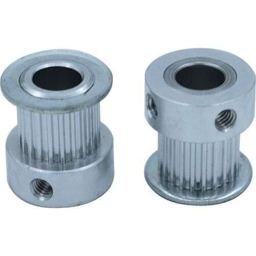 Aluminum Alloy BF Type MXL 20 Teeth 3.175/4/5/6/6.35/8mm Inner Bore Timing Pulley 7/11mm Width 2.032mm Pitch Synchronous Wheel
