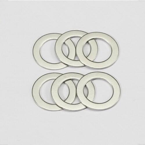 100Pcs M10 flat Thin washer shim 0.2 0.3 0.5 0.8 1mm 304 Stainless Steel Ultra-thin Flat Washer Gasket Gap Adjustment washer