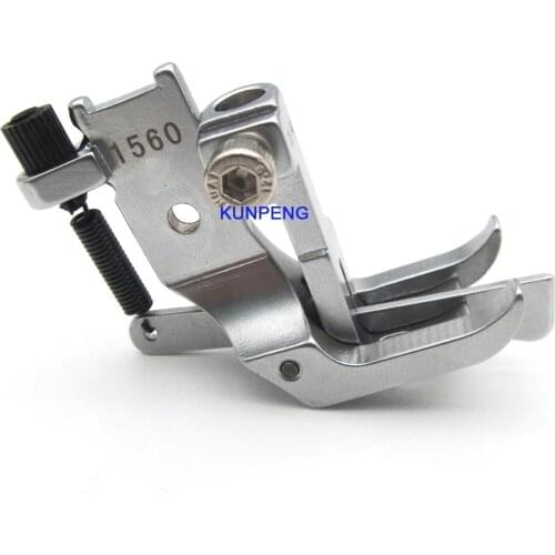 1SET #PF-1560 DOUBLE NEEDLE Walking Foot with center guide Compatible with Singer 12W139+Consew339, 339RB+Juki LUH-521, LUH-526