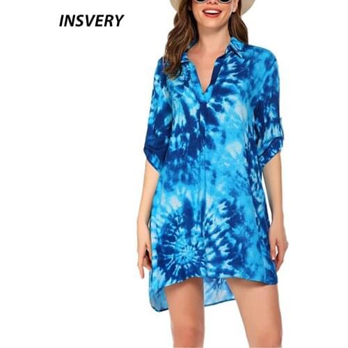 Женские пляжные рубашки INSVERY China At AliExpress