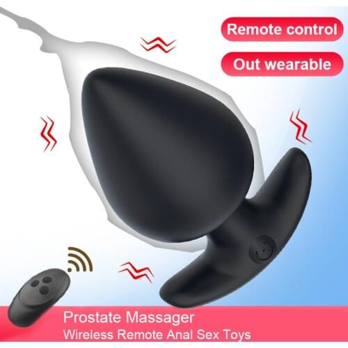 Prostate Massager Prostate Massager Wireless Remote Control Dildo Butt Plug Vibrator For Adult Masturbators Anal Sex Toys