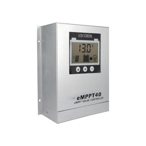 MPPT 40A 12V/24V/36V/48V auto Solar Panel Battery Regulator Charger Controller with LCD/RJ45 / temperature sensor for home use