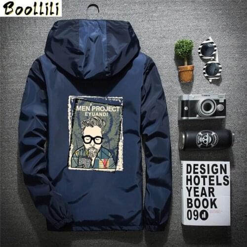 New Hooded Mens Jackets And Coats Black Thin Casual Mens Jackets Autumn Spring Men Coat Blouson Homme Plus Size 6XL 7XL