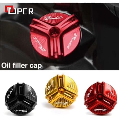 Motorcycle Oil Filler Plug Cover For SUZUKI Bandit 400 600 650 1200 1200S 1200F VSTROM V-STROM 250 650 1000 DL250 DL650 DL1000