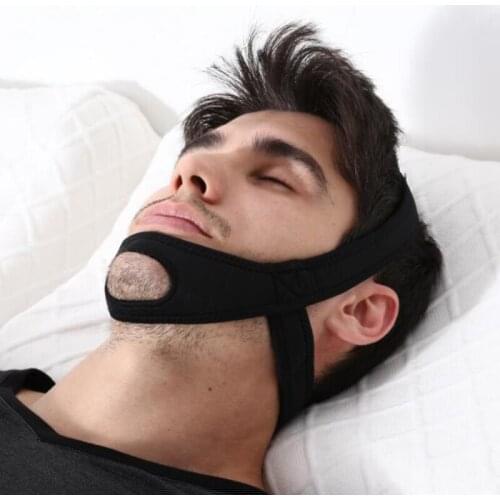 Neoprene Anti Snore Stop Snoring Chin Strap Belt Anti Apnea Jaw Solution Sleep Support Apnea Belt Sleeping Care Tools