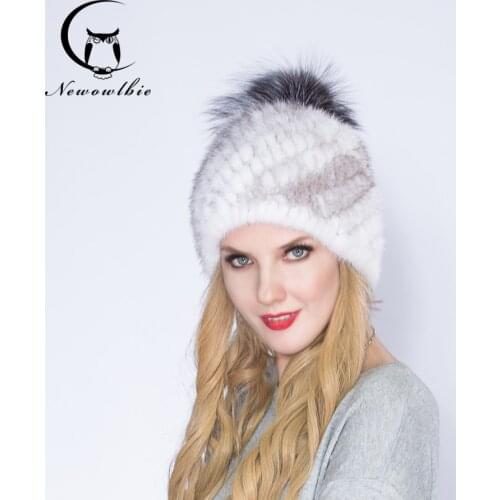 Newowlbie Women's Hats With Pompoms