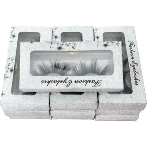 22mm Mink Eyelashes 5/10 Pairs Mink Hair Lashes Makeup 3D Strip Lashes Natural Long Lash Thick Style 22mm Volume False Eyelash