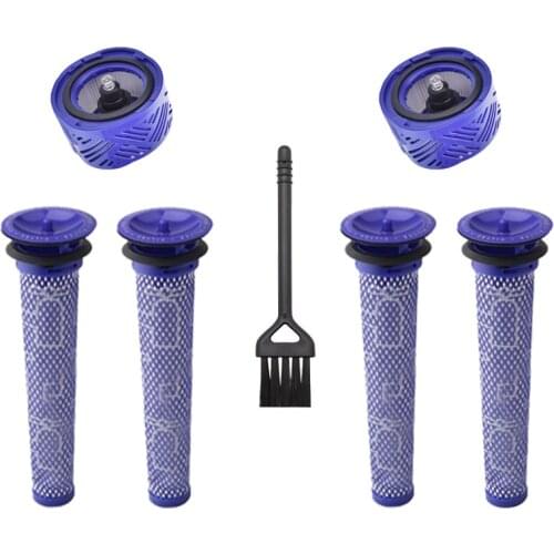 Pre-Filters + Post-Filters Replacements for Dyson V6 DC59 DC62 AnimalPro + Cordless Vacuum Cleaners Hepa Filter Accessories