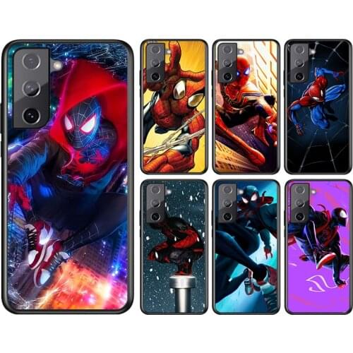 Marvel Avengers Super Hero Spider-Man For Samsung Galaxy S21 S20FE S10 S10e S9 S8 S7 S6 Ultra Plus Lite Edge 5G Phone Case