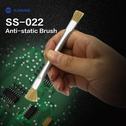 SS-022 Mobile phone motherboard cleaning brush, dual-head anti-static brush, durable