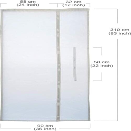 K1KA Sliding Door Sealing Cloth for Portable Air Conditioner and Tumble Dryer Snap Shut Automatically Air Exchange Guards