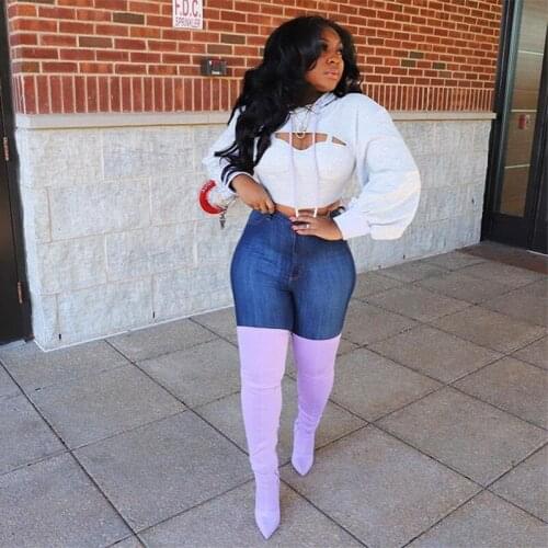 2021 Womens Autumn and Winter New Hooded Long-Sleeved Short Tops Fashion Casual Sexy Solid Color Hooded Hollow Sweater