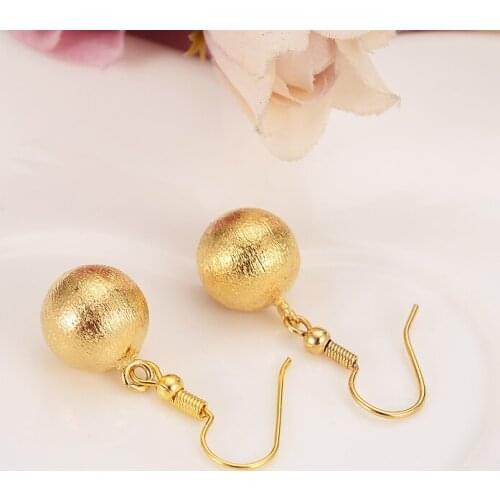 Ethiopian/Nigeria/Kenya /Ghana beads Drop Earrings for Women/Girl,Gold Color Africa Trendy Earrings Arab Middle Eastern kidgift