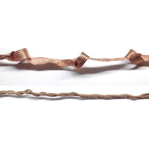 1.5 2.5 4 copper woven belt CU braided strap Knitted Strip stranded wire conductor Flexible connection ground wire electric lead